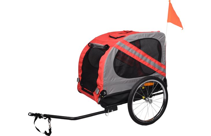 Flamingo Fietskar Juliette Rood & Grijs