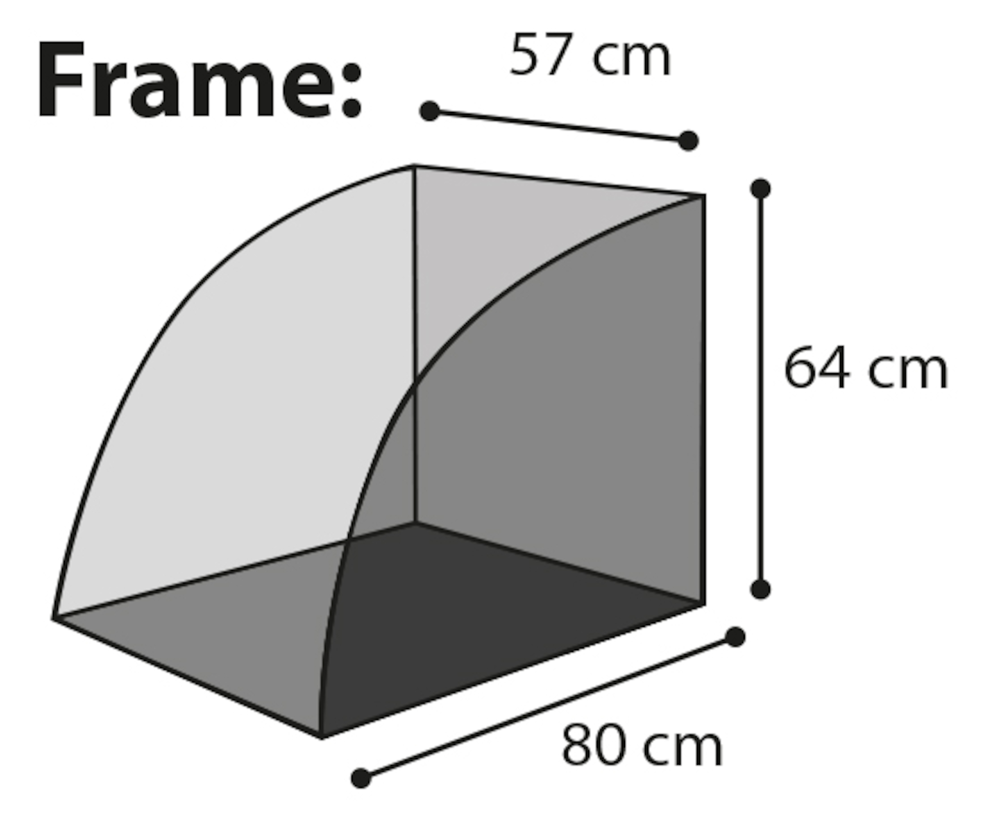 Flamingo Bicycle trailer Juliette Red & Grey
