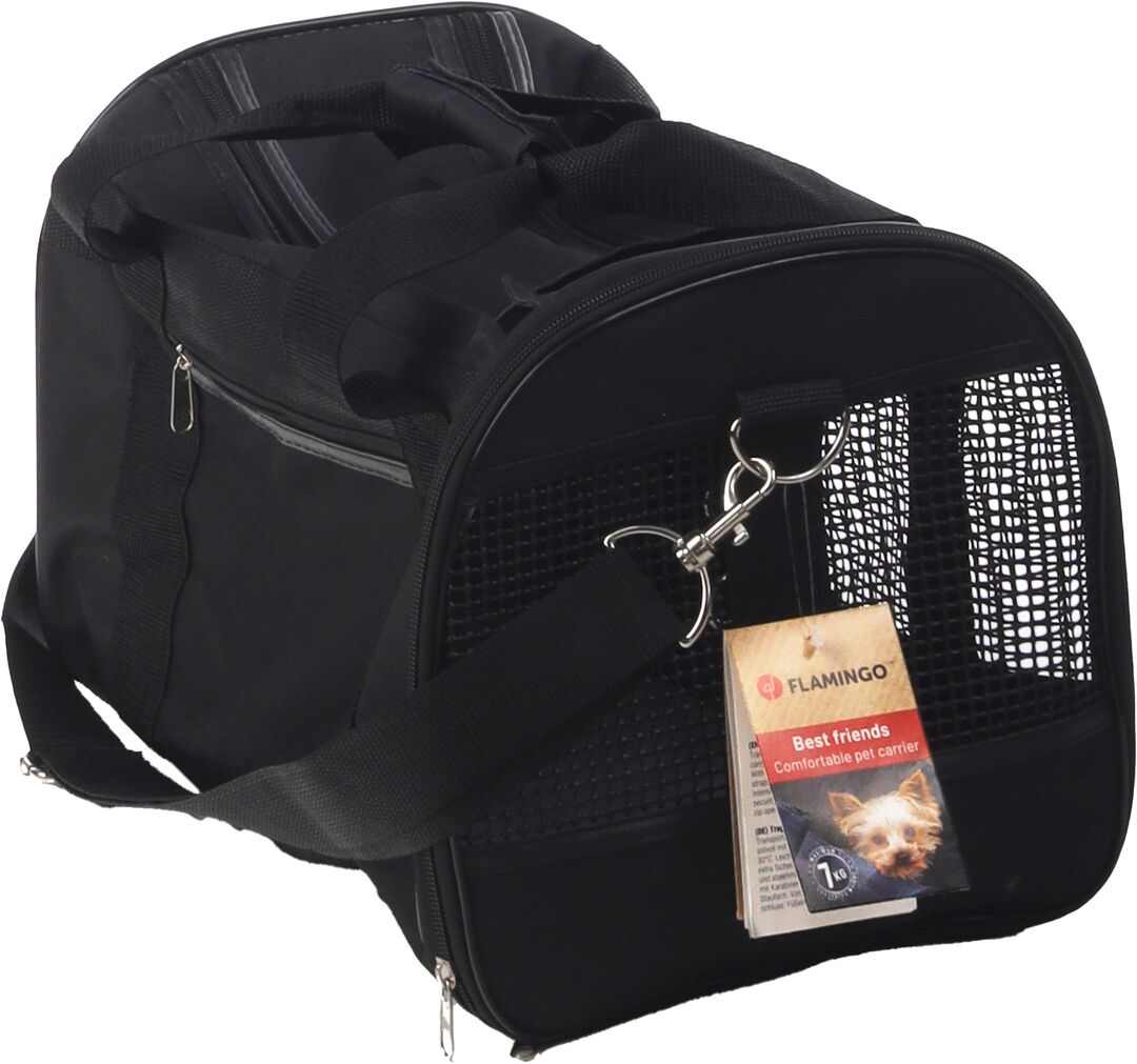 Flamingo Tragetasche Divina Schwarz