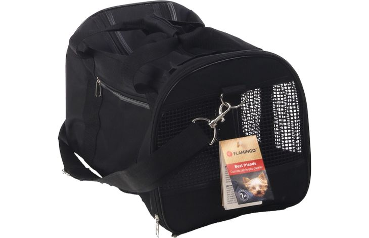 Flamingo Tragetasche Divina Schwarz
