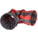 Toy Feline Tunnel with ball Grey & Red