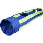 Toy Feline Tunnel with ball Blue & Green