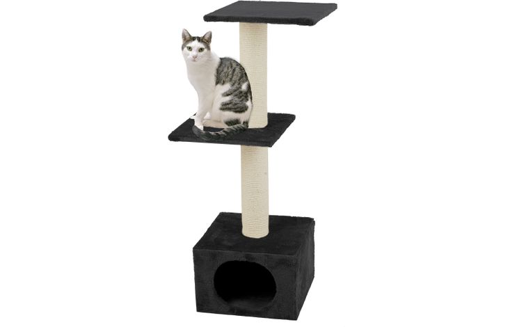 Flamingo Scratching tree  Charbonel Black & Cream