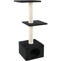 Flamingo Scratching tree  Charbonel Black & Cream