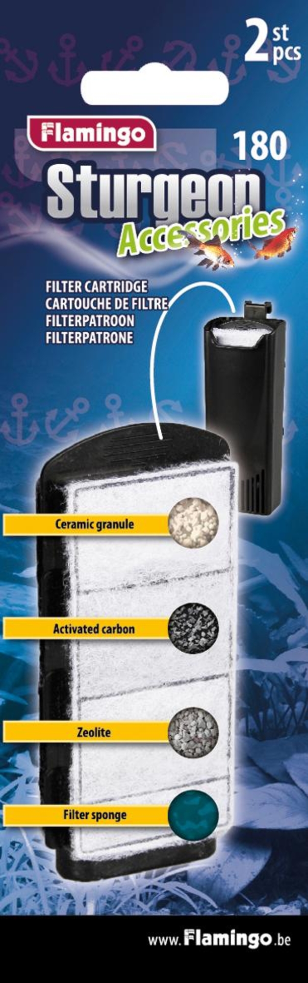 Flamingo Filter cartridge Sturgeon White