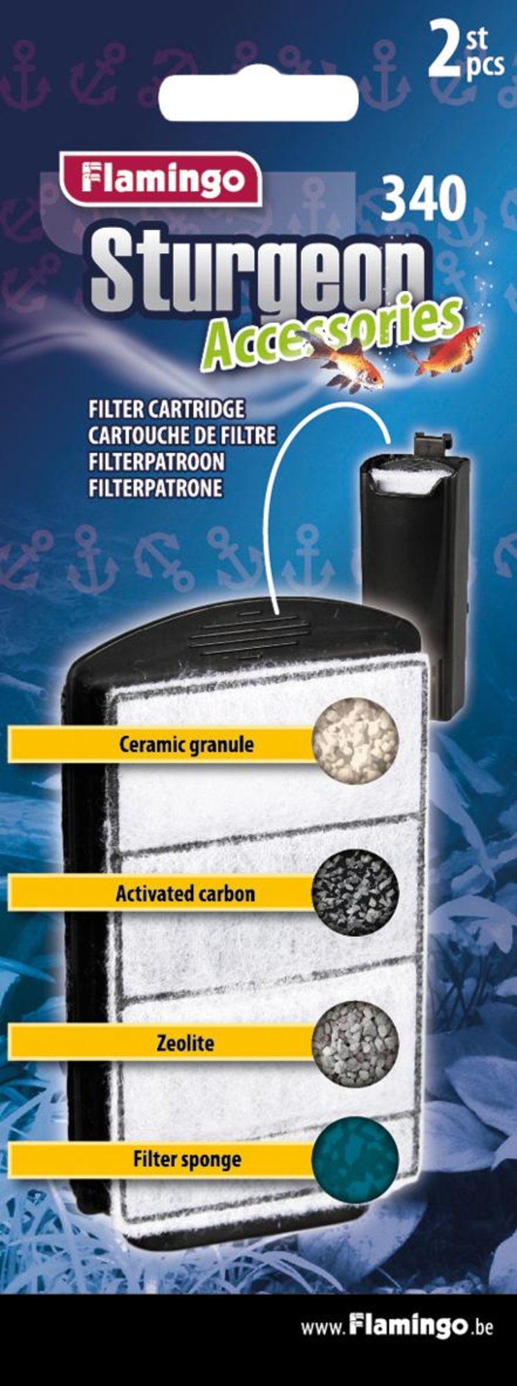 Flamingo Filter cartridge Sturgeon White