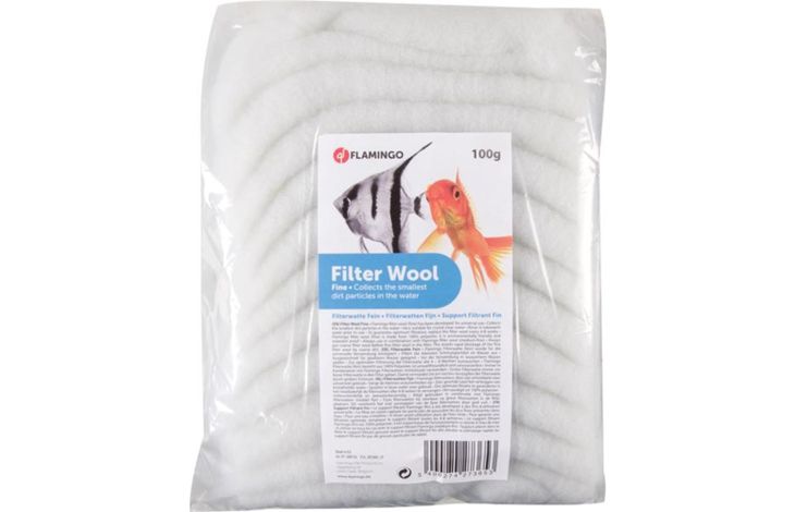 Flamingo Filter wool Fine White