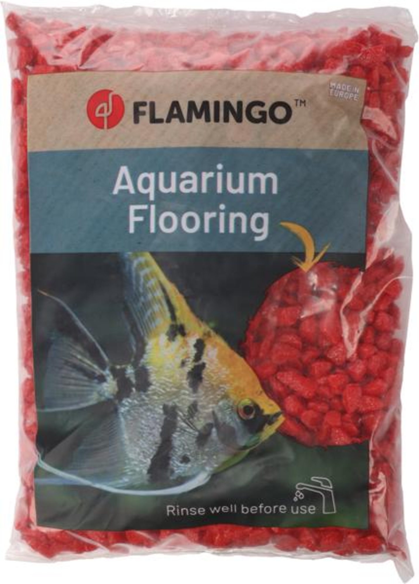 Flamingo Gravel Neon Fluo red