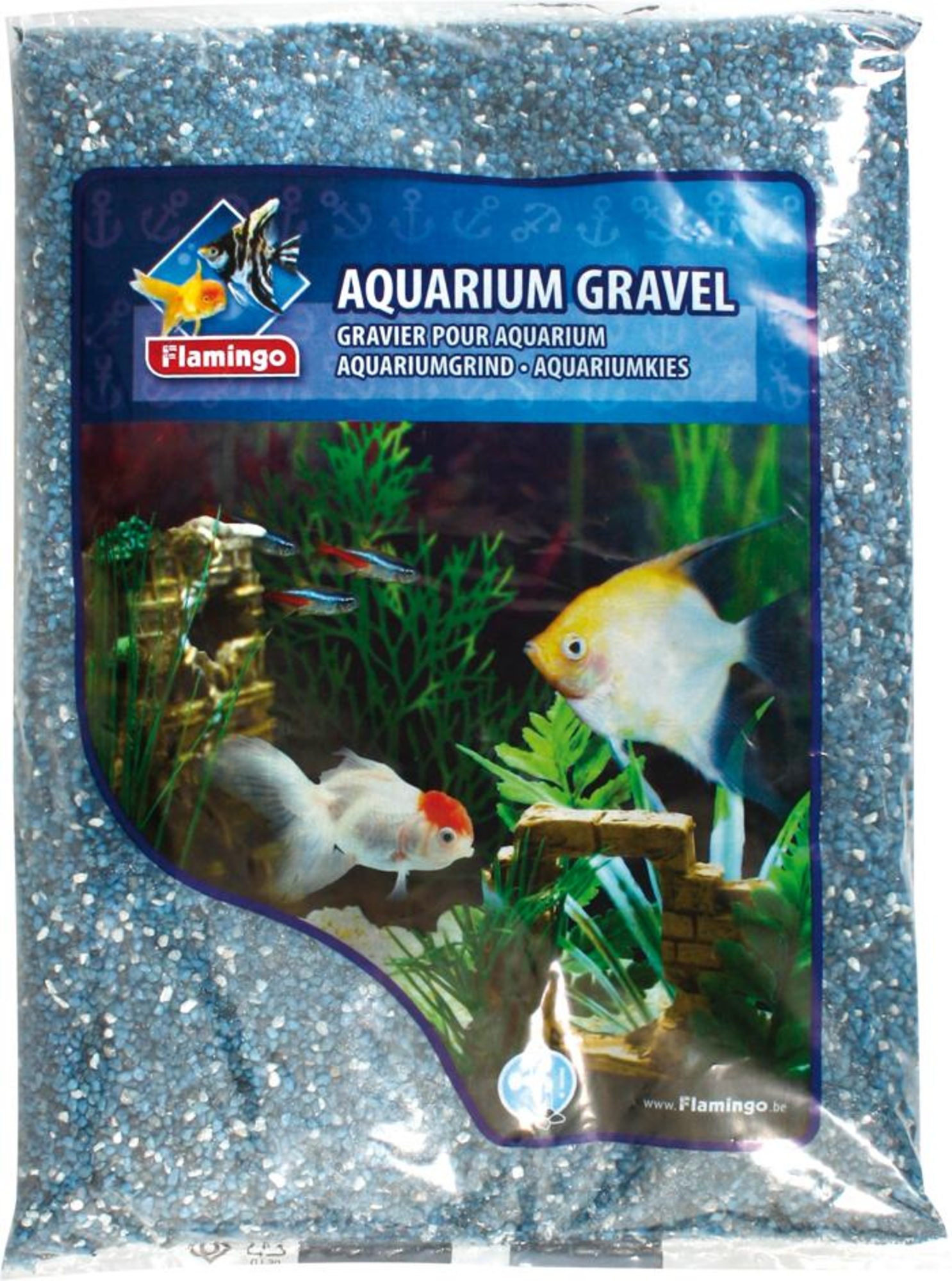 Flamingo Gravel Gruzo Fine Blue Black