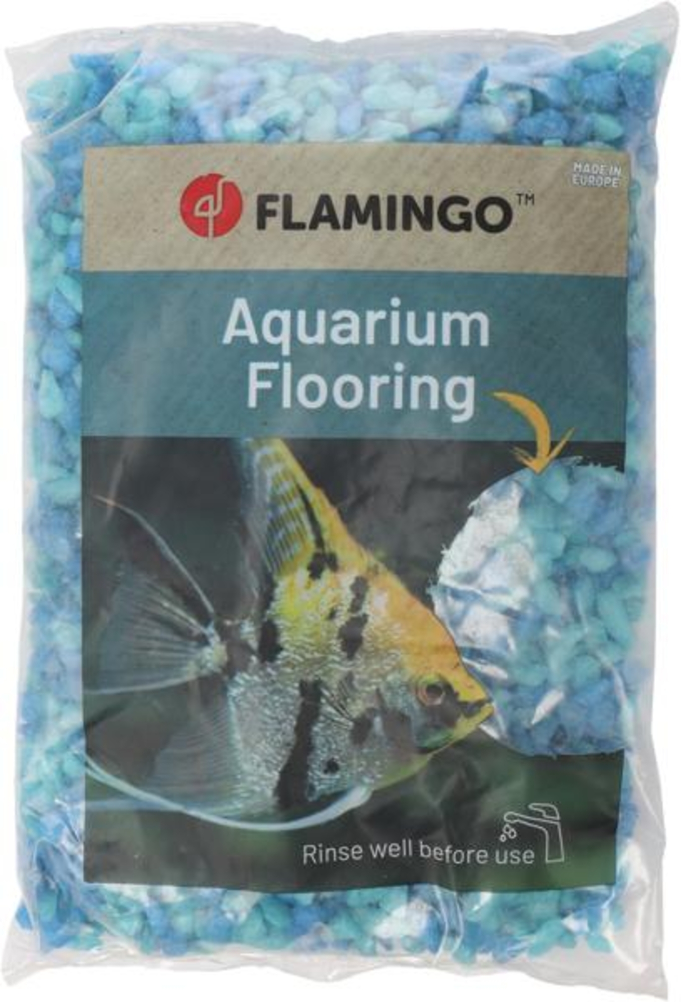 Flamingo Gravier Gruzo Bleu Turquoise