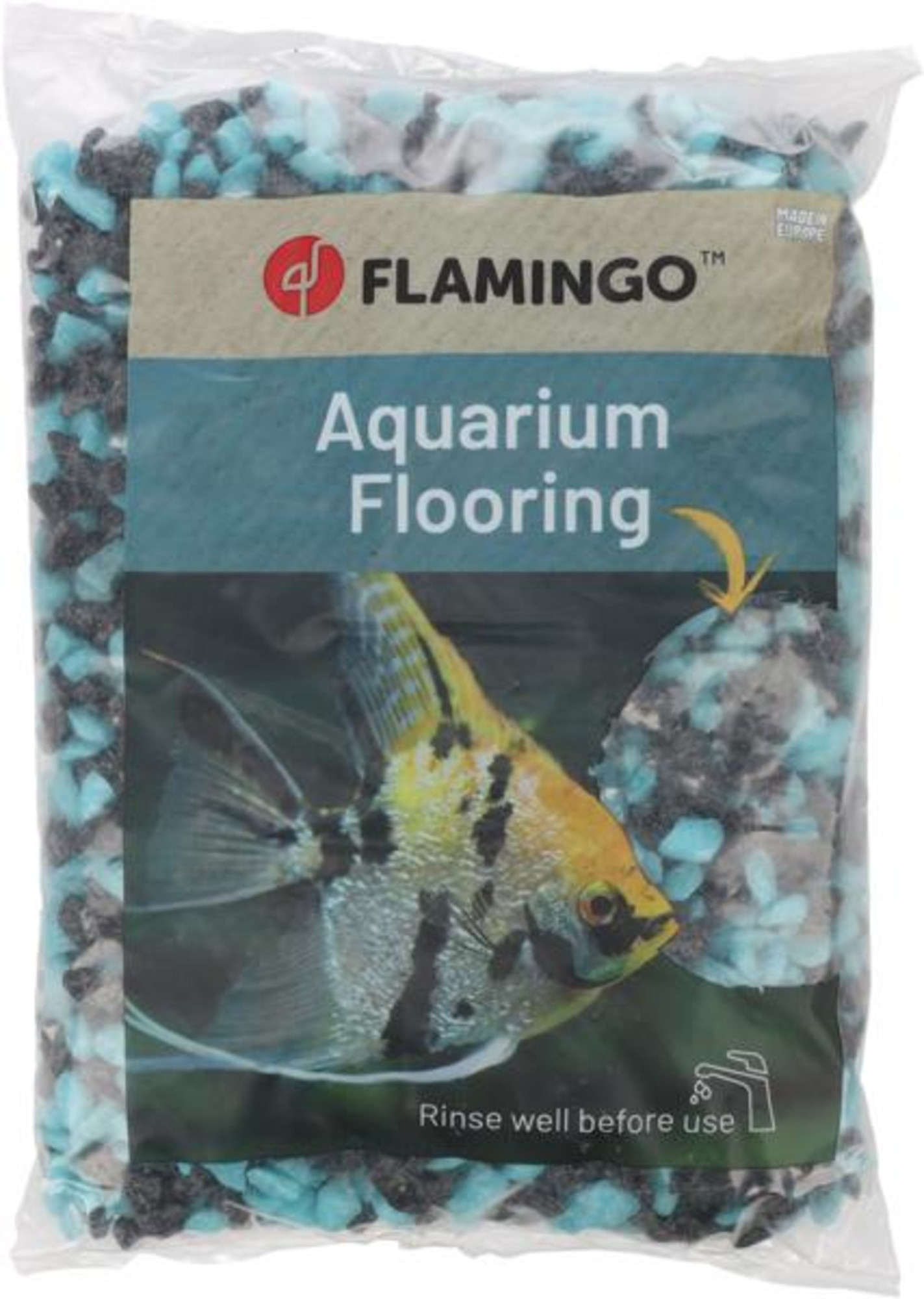 Flamingo Gravel Gruzo Black Turquoise