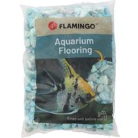 Flamingo Siersteen Steno Grijs Turkoois Blauw