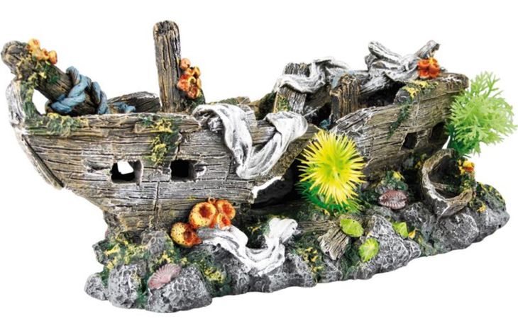 Flamingo Decoration Brown Shipwreck