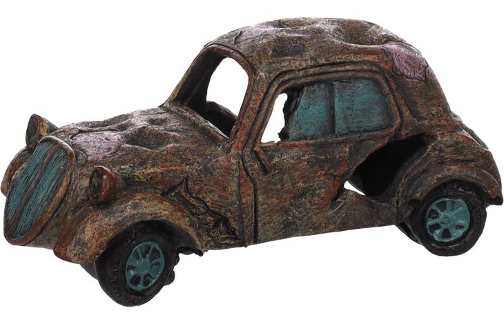 Flamingo Decoration Brown Beetle car