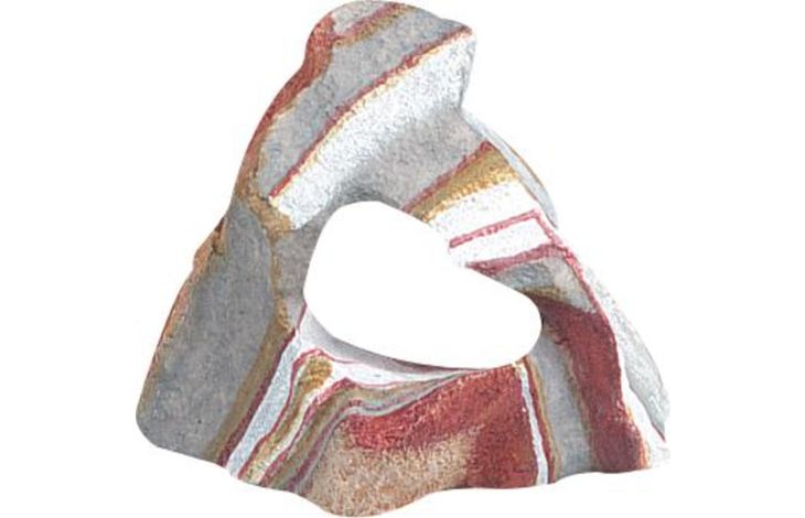 Flamingo Decoratie Rainbow Rock Grijs Rots