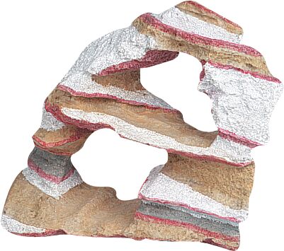 Flamingo Decoration Rainbow Rock Grey Rock