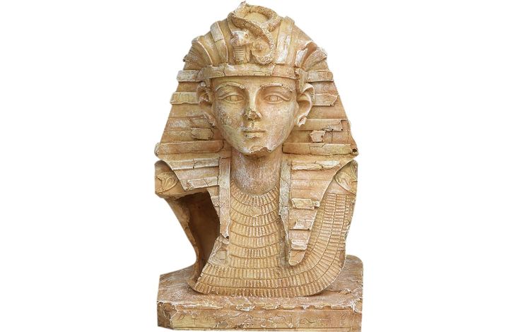 Flamingo Decoration Toetanchamon Brown Statue