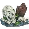 Decorazione Multi Teschio Bianco, Marrone, Verde 