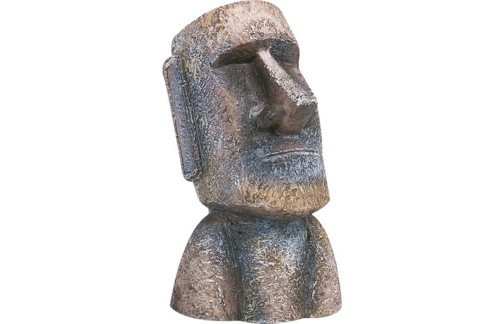 Flamingo Decoratie Moai Grijs Beeld