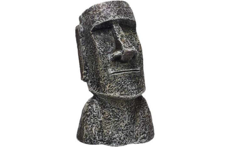 Flamingo Decoratie Moai Grijs Beeld