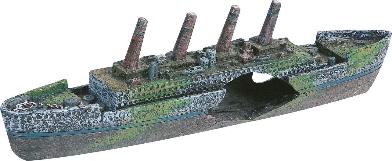 Flamingo Decoration Brown Shipwreck