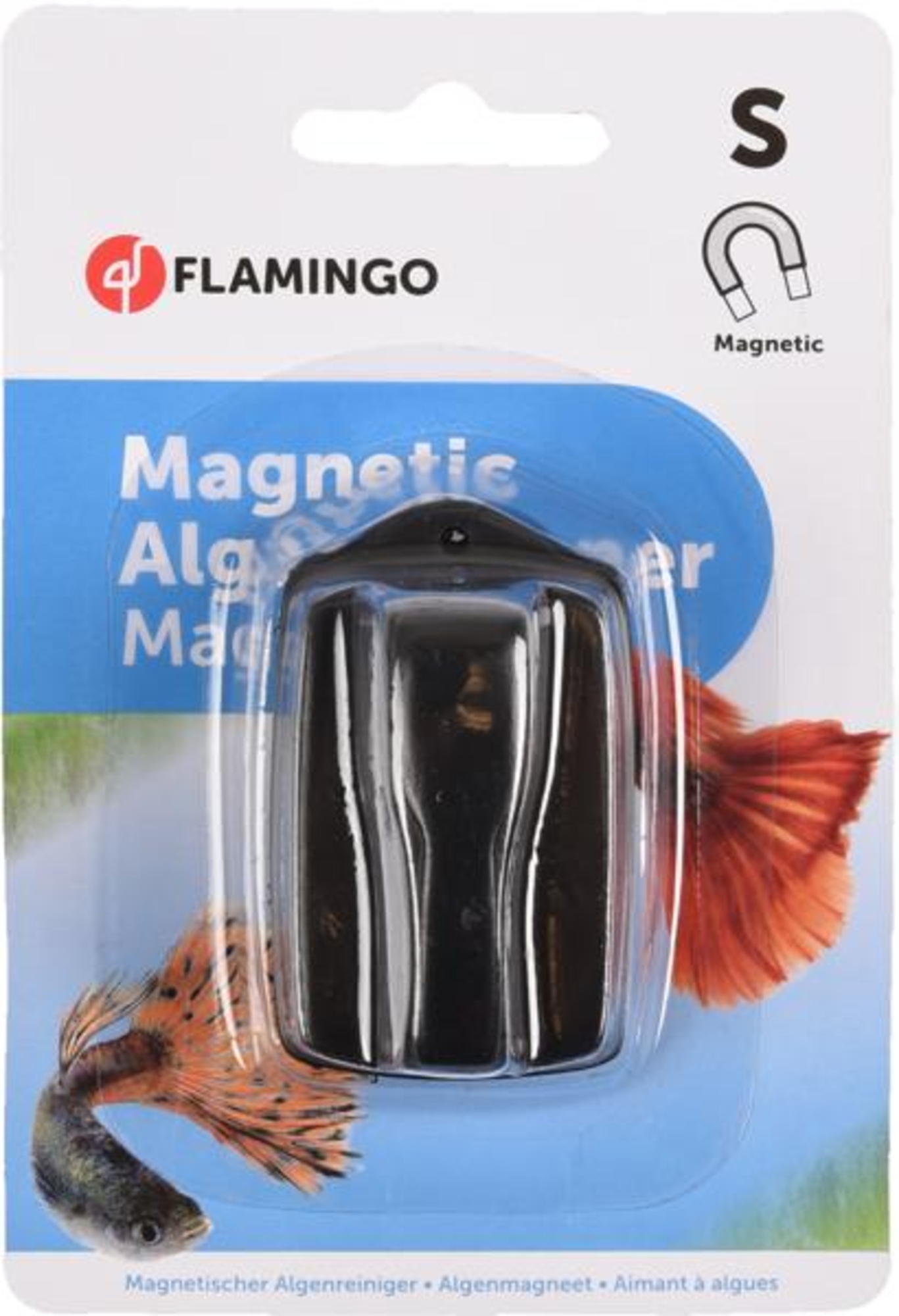 Flamingo Magnetic algae cleaner Magix Black
