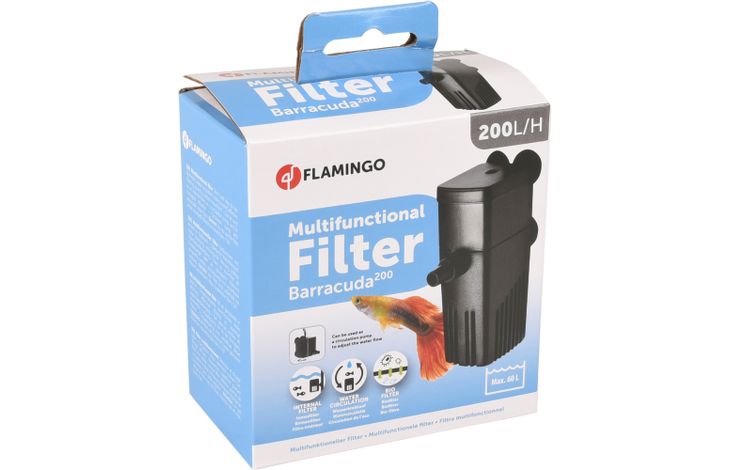 Flamingo Multifilter Barracuda Zwart