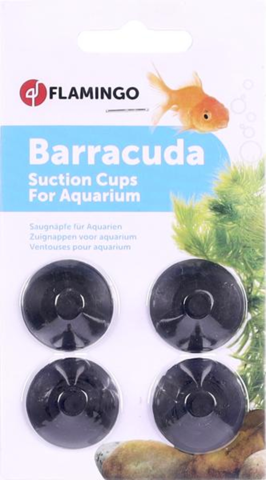 Flamingo Suction cup Black