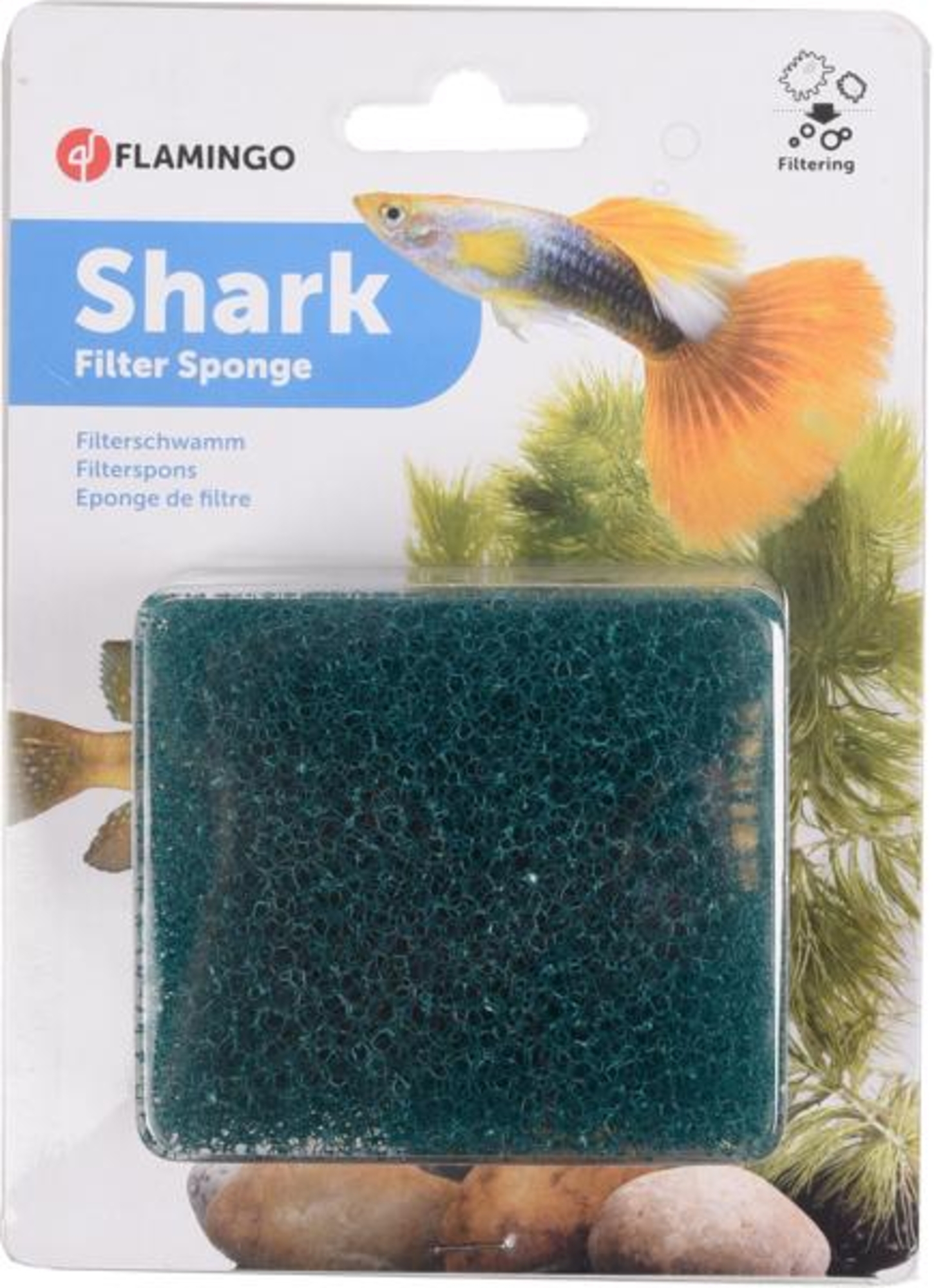 Flamingo Filter sponge Shark Green
