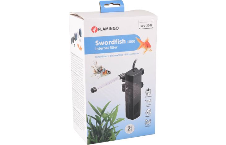 Flamingo Binnenfilter Swordfish Zwart