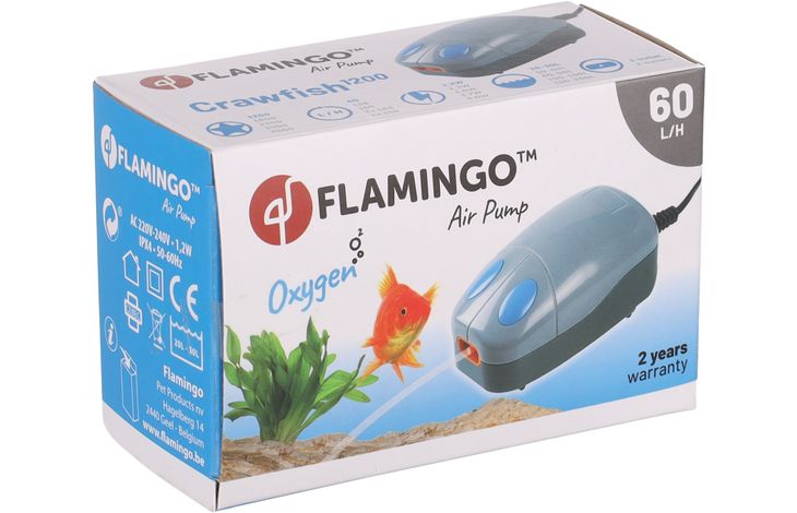 Flamingo Air pump Crawfish Grey