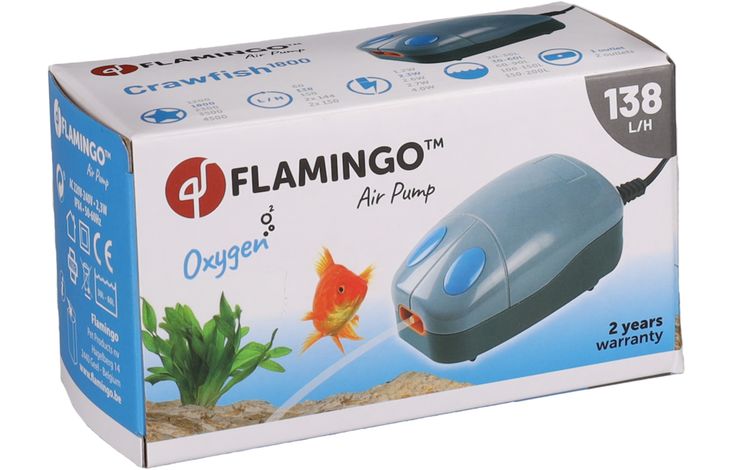 Flamingo Luchtpomp Crawfish Grijs