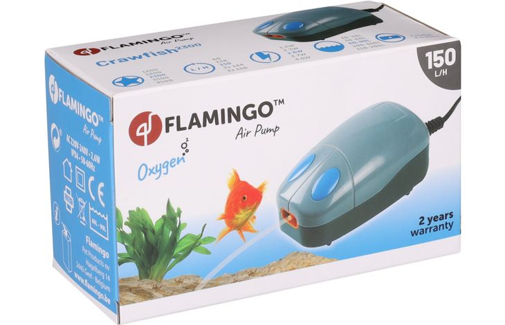 Flamingo Luchtpomp Crawfish Grijs