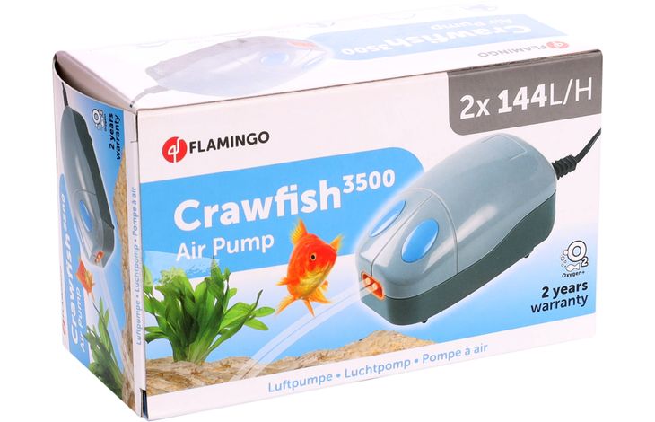 Flamingo Air pump Crawfish Grey