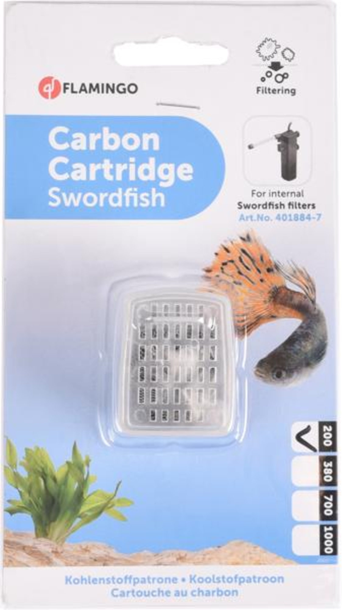 Flamingo Carbon cartridge Sworfish Transparent