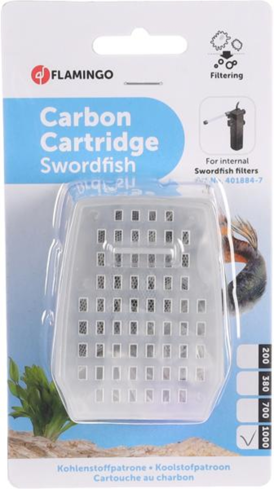 Flamingo Carbon cartridge Swordfish Transparent