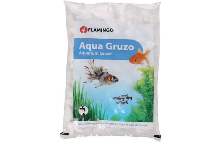 Accessoire d'aquarium Flamingo Gravier noir / blanc 1KG - noir - 1