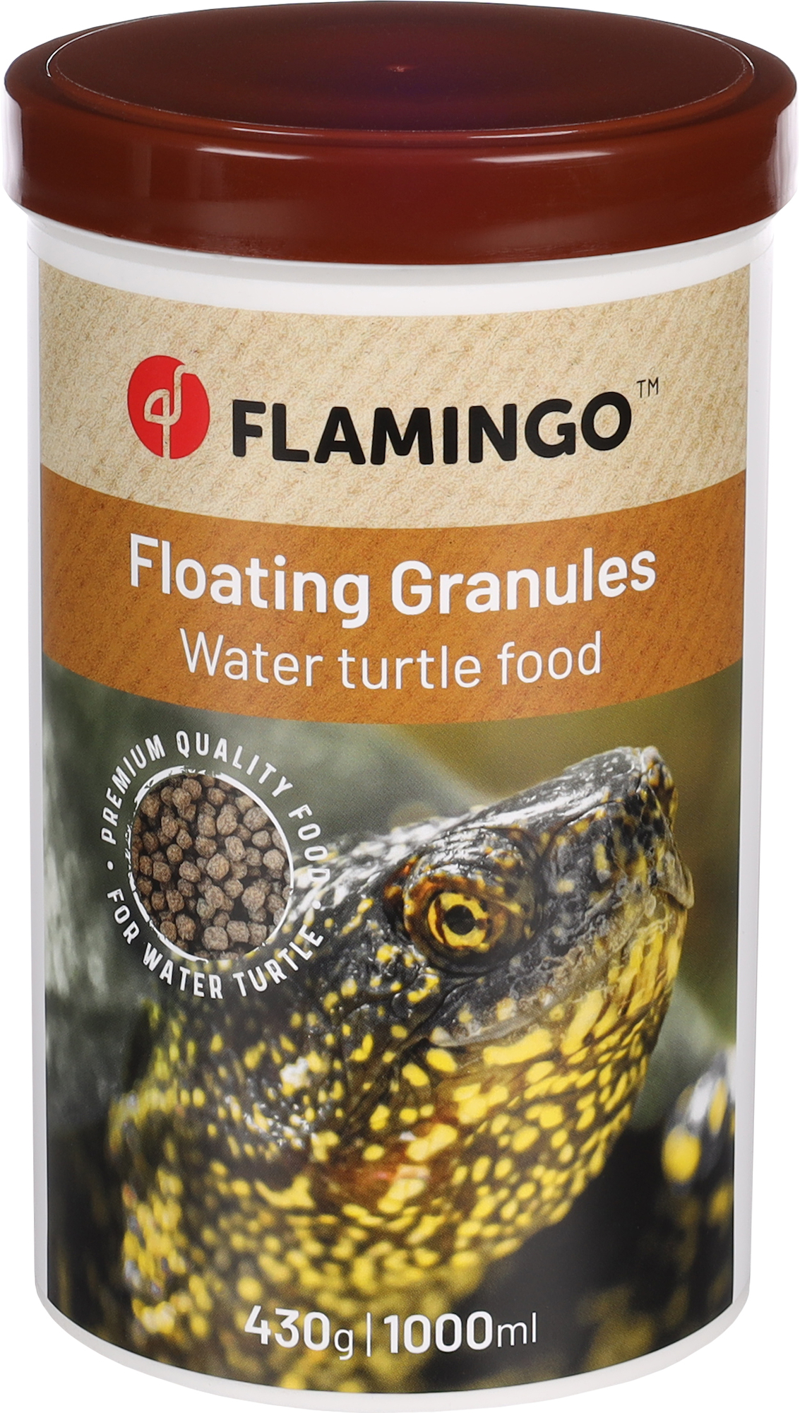 Flamingo Food Turtle Brown