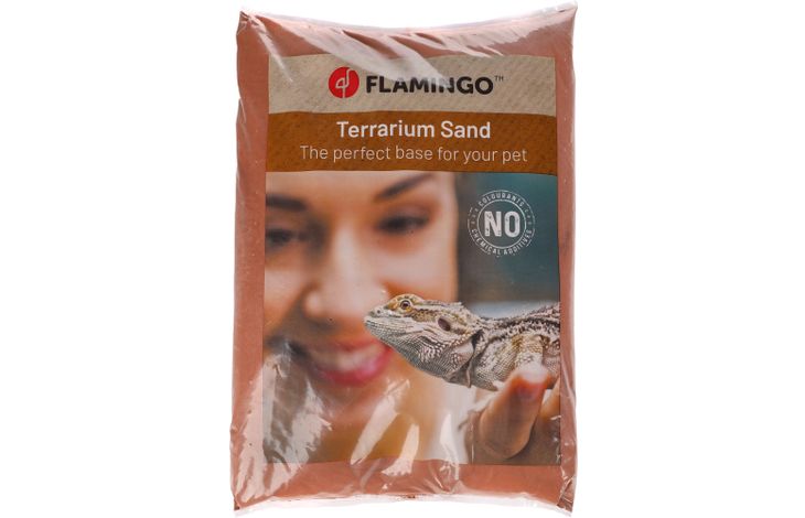 Flamingo Terrariumzand Sahara Roodbruin
