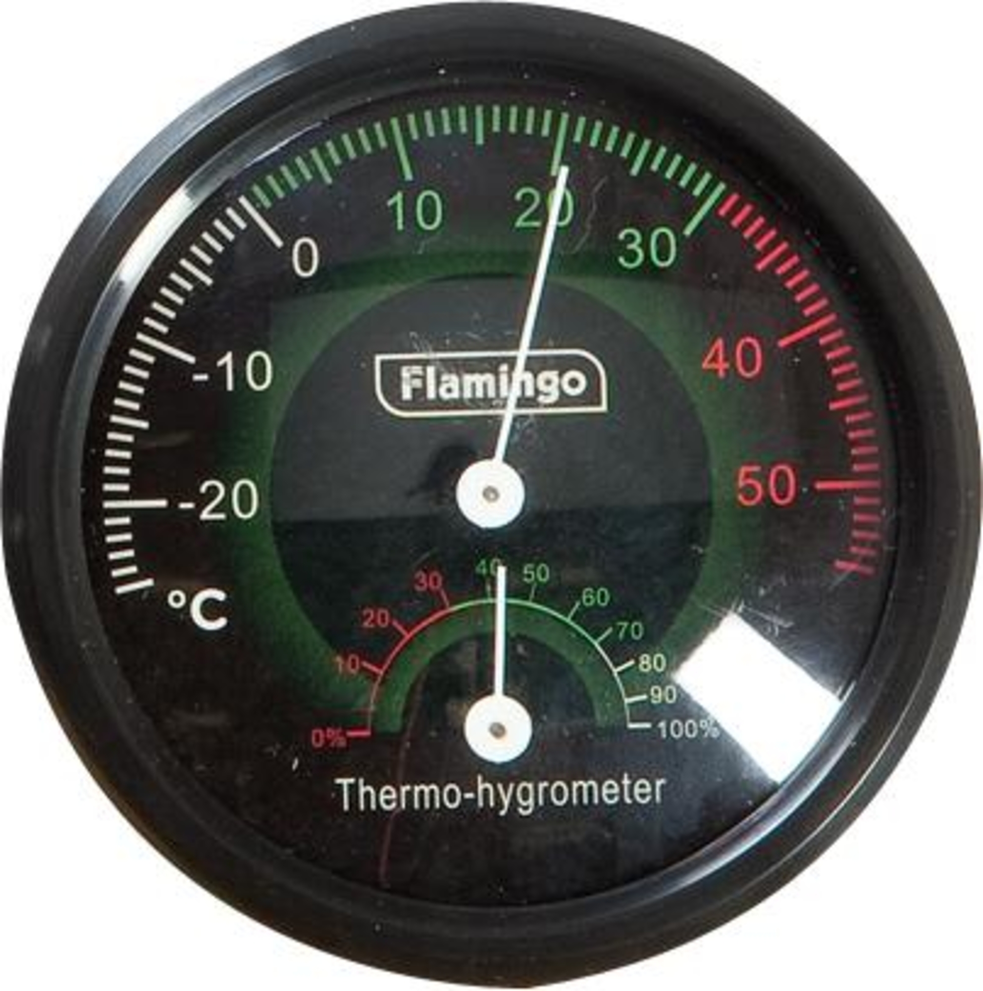 Flamingo Thermometer Black