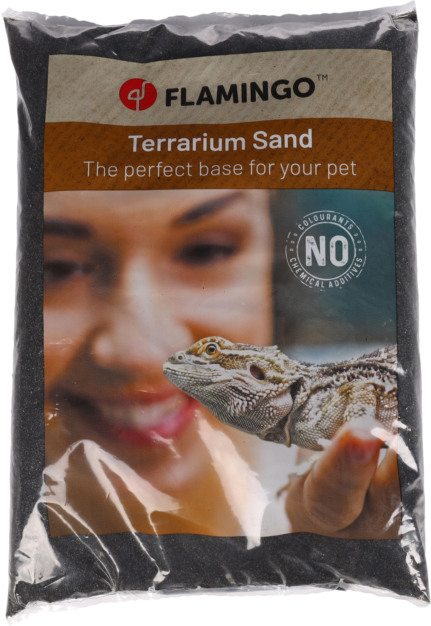 Flamingo Terrarium sand Grotto Black