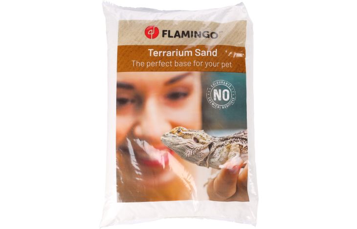 Flamingo Terrariensand Glacier Weiß