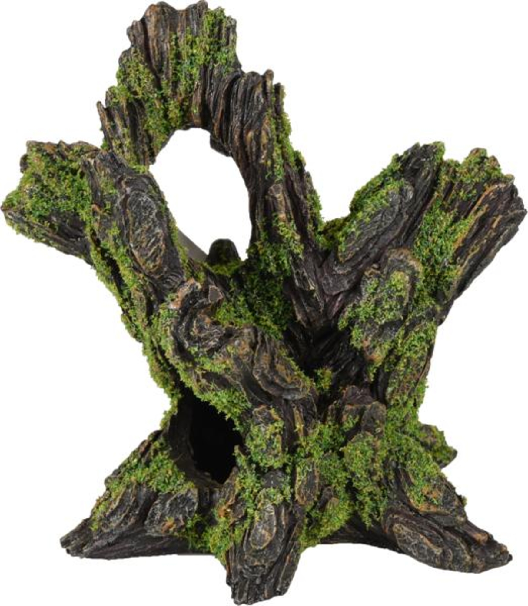 Flamingo Decoration Moza Brown Tree stump