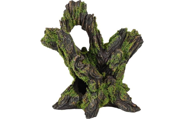 Flamingo Decoration Moza Brown Tree stump