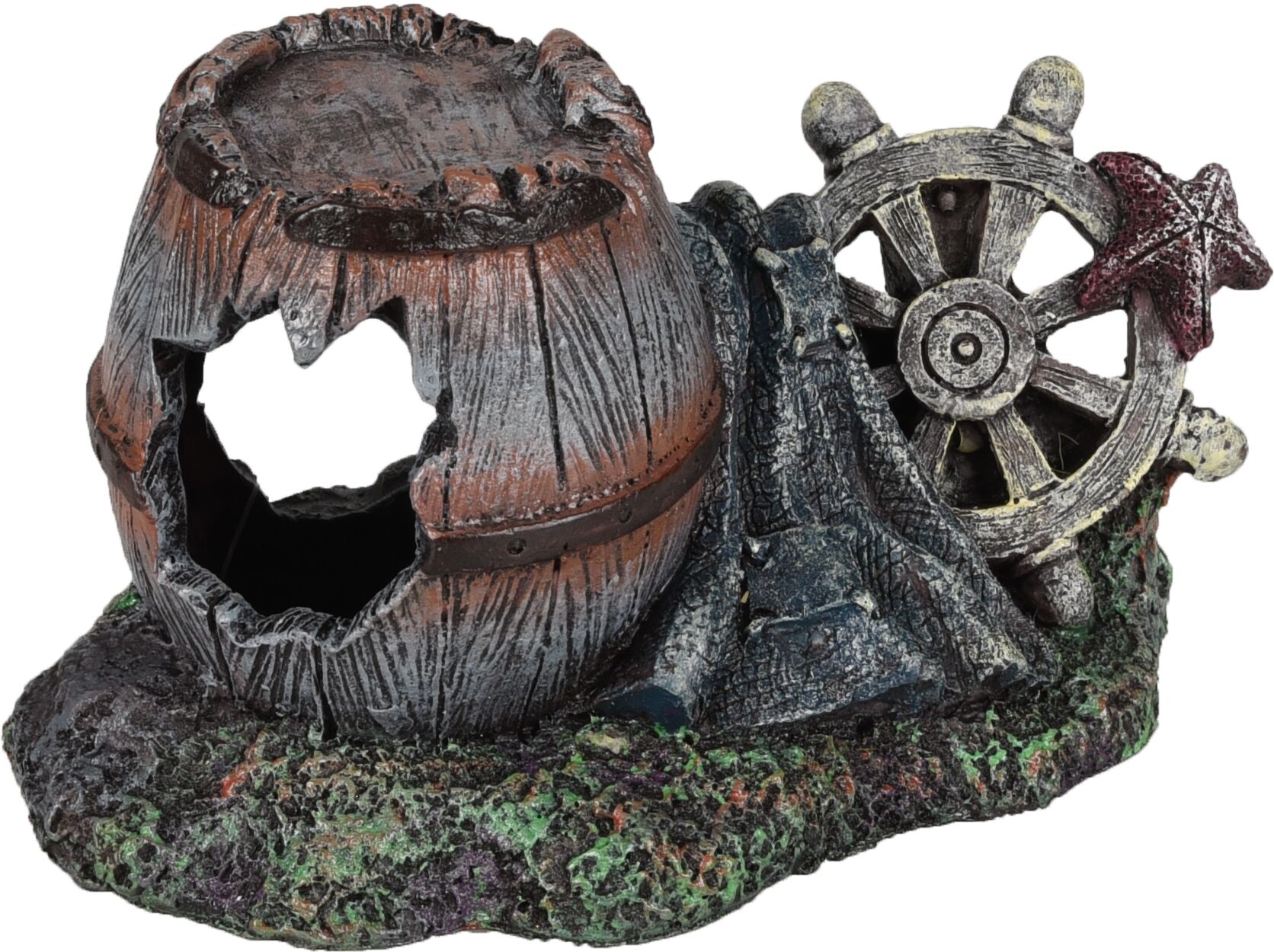 Flamingo Dekoration Barrie Grau Tonne