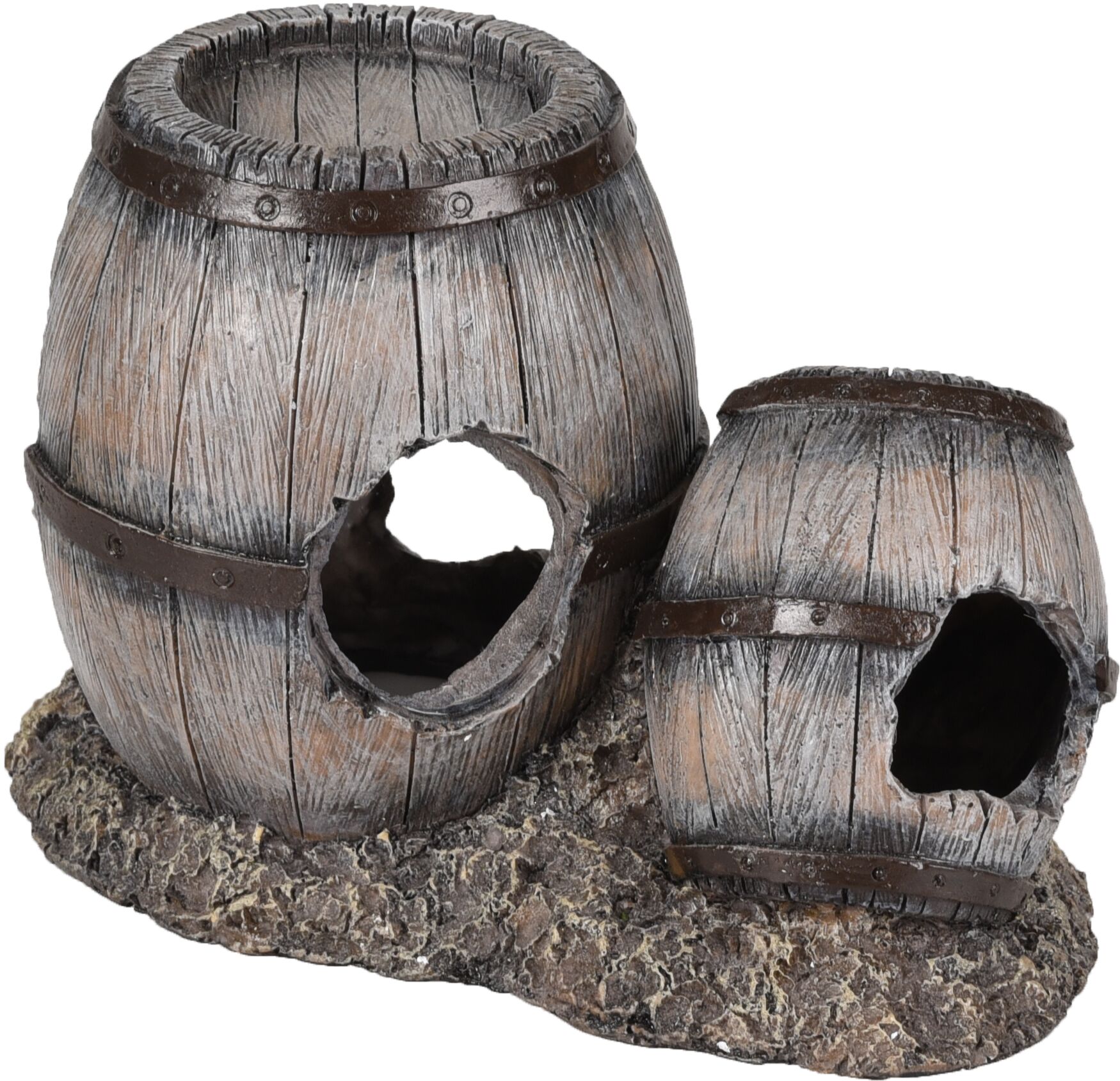 Flamingo Dekoration Barrie Grau Tonne