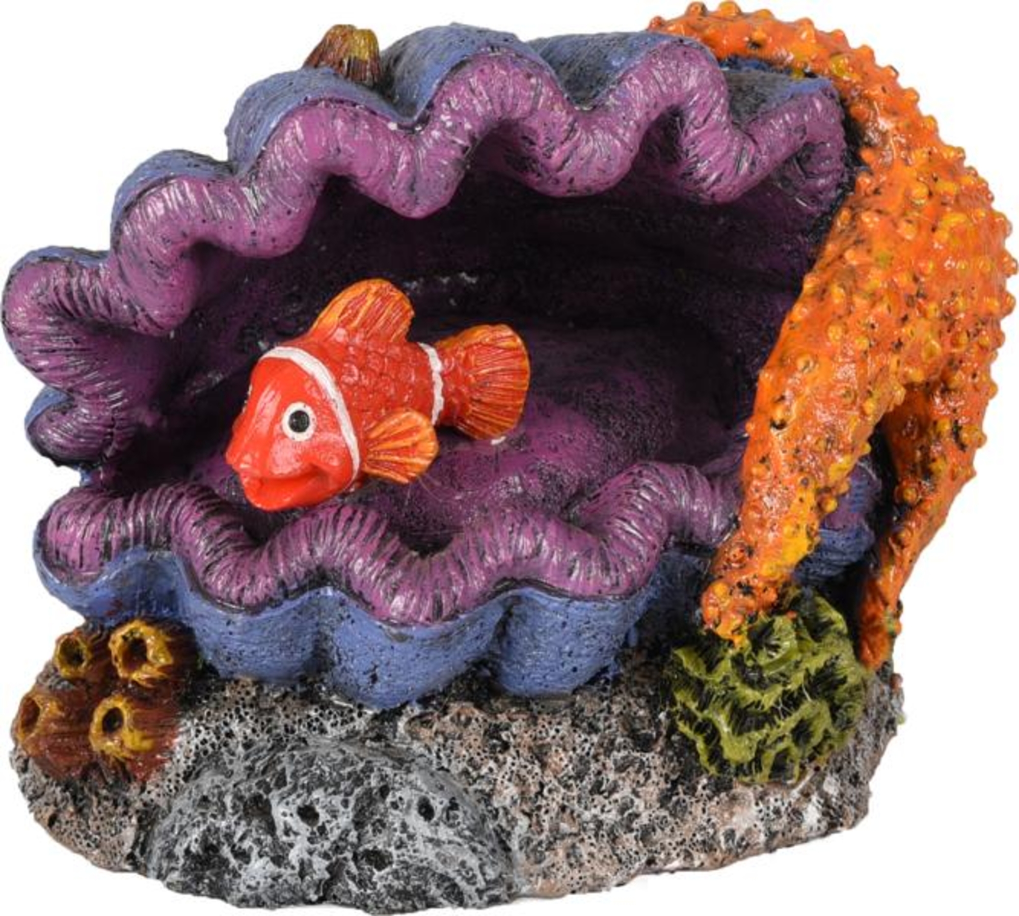 Flamingo Decoration Leto Grey Shell Fish