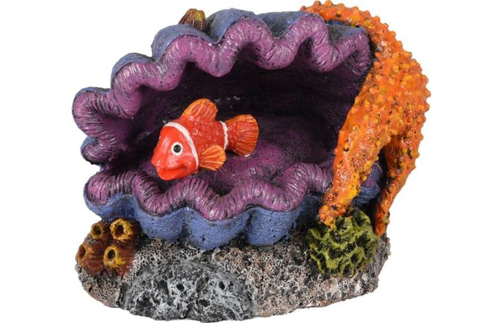 Flamingo Decoration Leto Grey Shell Fish