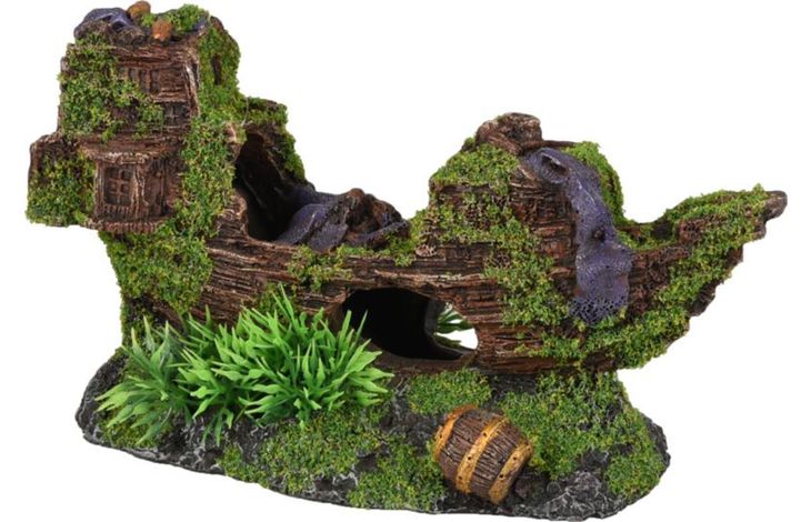 Flamingo Decoration Moza Brown Shipwreck