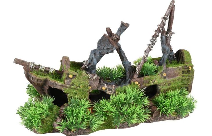 Flamingo Decoration Moza Green Shipwreck